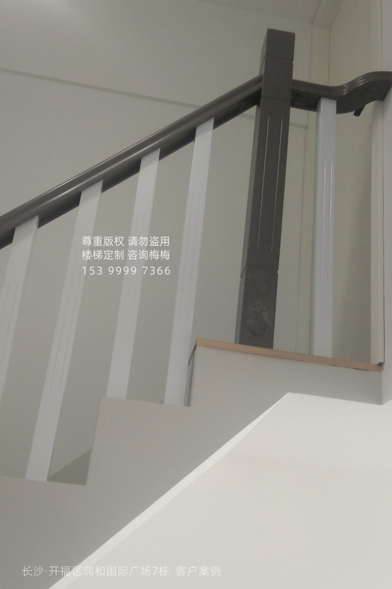 简约方柱栏杆